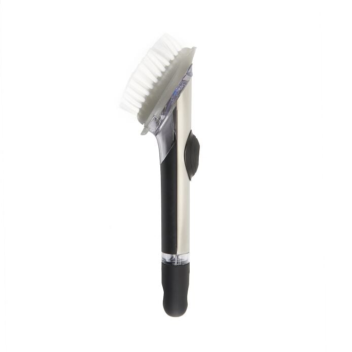 Steel Soap Dispensing Dish Brush Q3