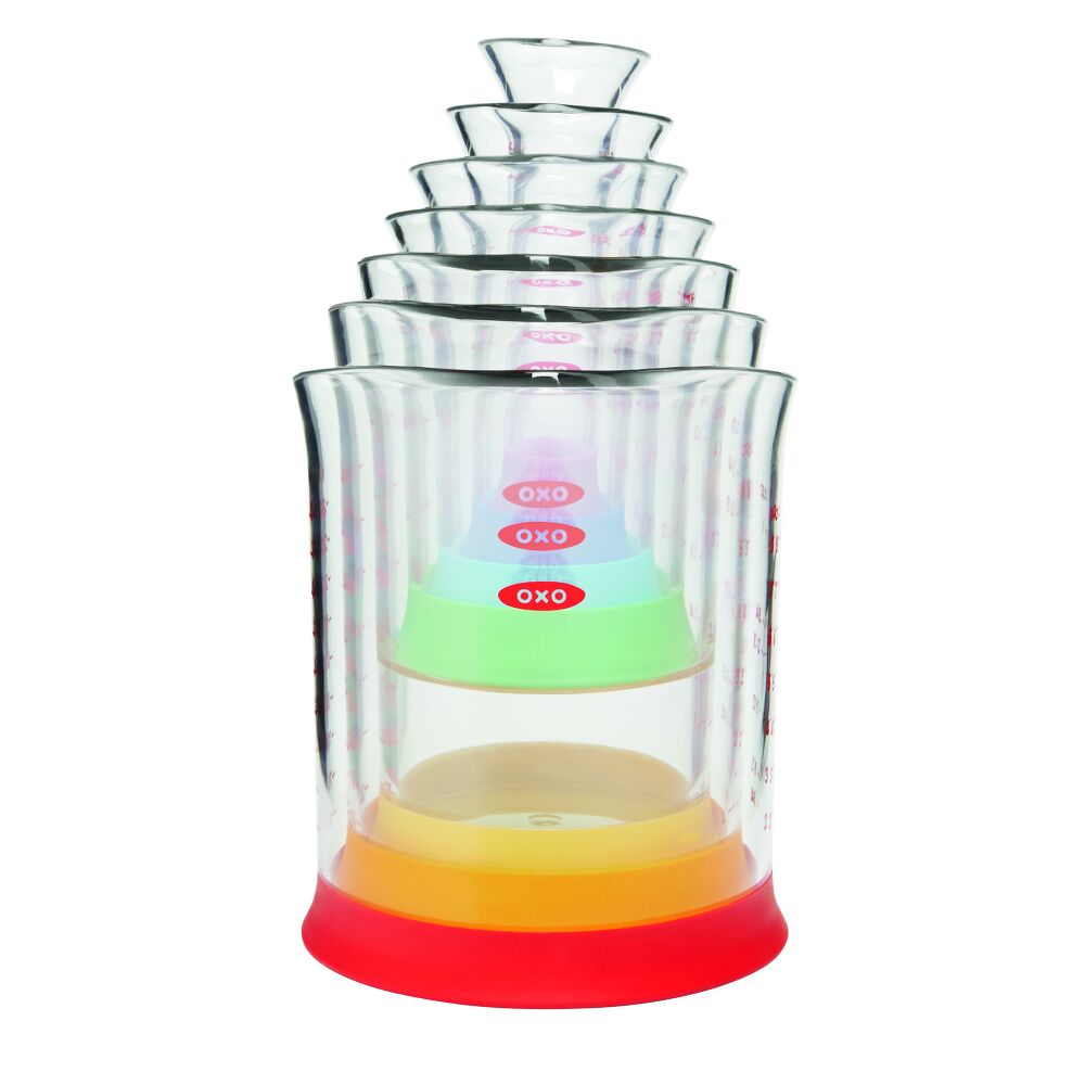 7 Piece Liquid Measuring Beaker Set D6