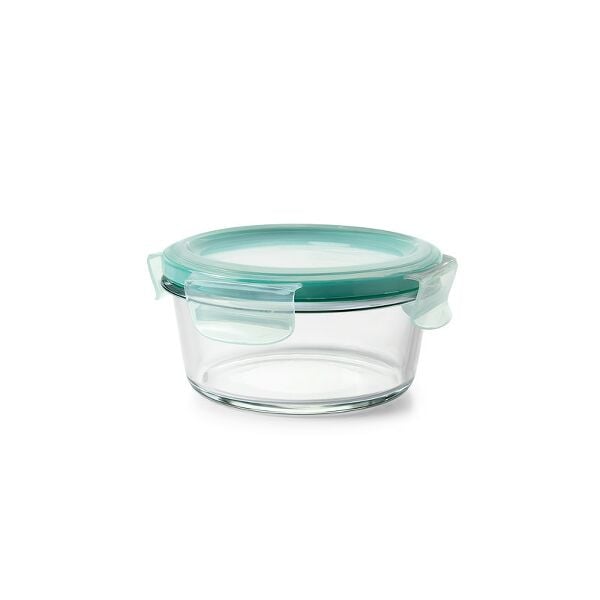 2 Cup Smart Seal Glass Round Container S4