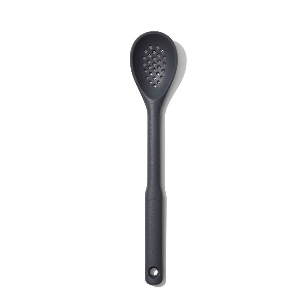 OXO Good Grips Silicone Slotted Spoon - Peppercorn A4