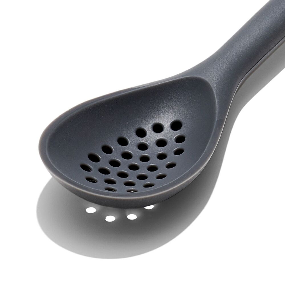 OXO Good Grips Silicone Slotted Spoon - Peppercorn A4