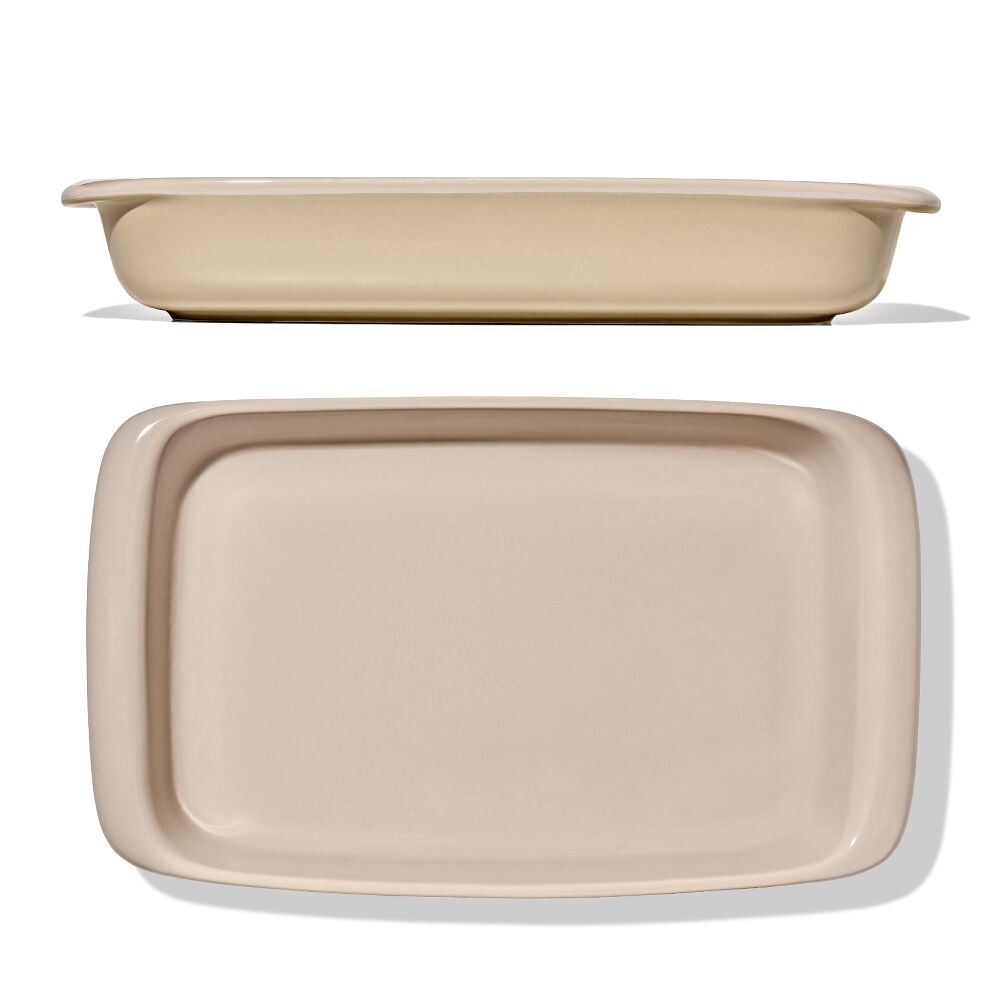 3 Qt Rectangular Stoneware Baking Dish C0