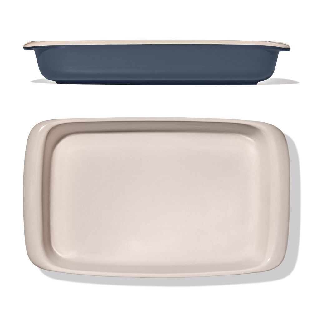 3 Qt Rectangular Stoneware Baking Dish C0