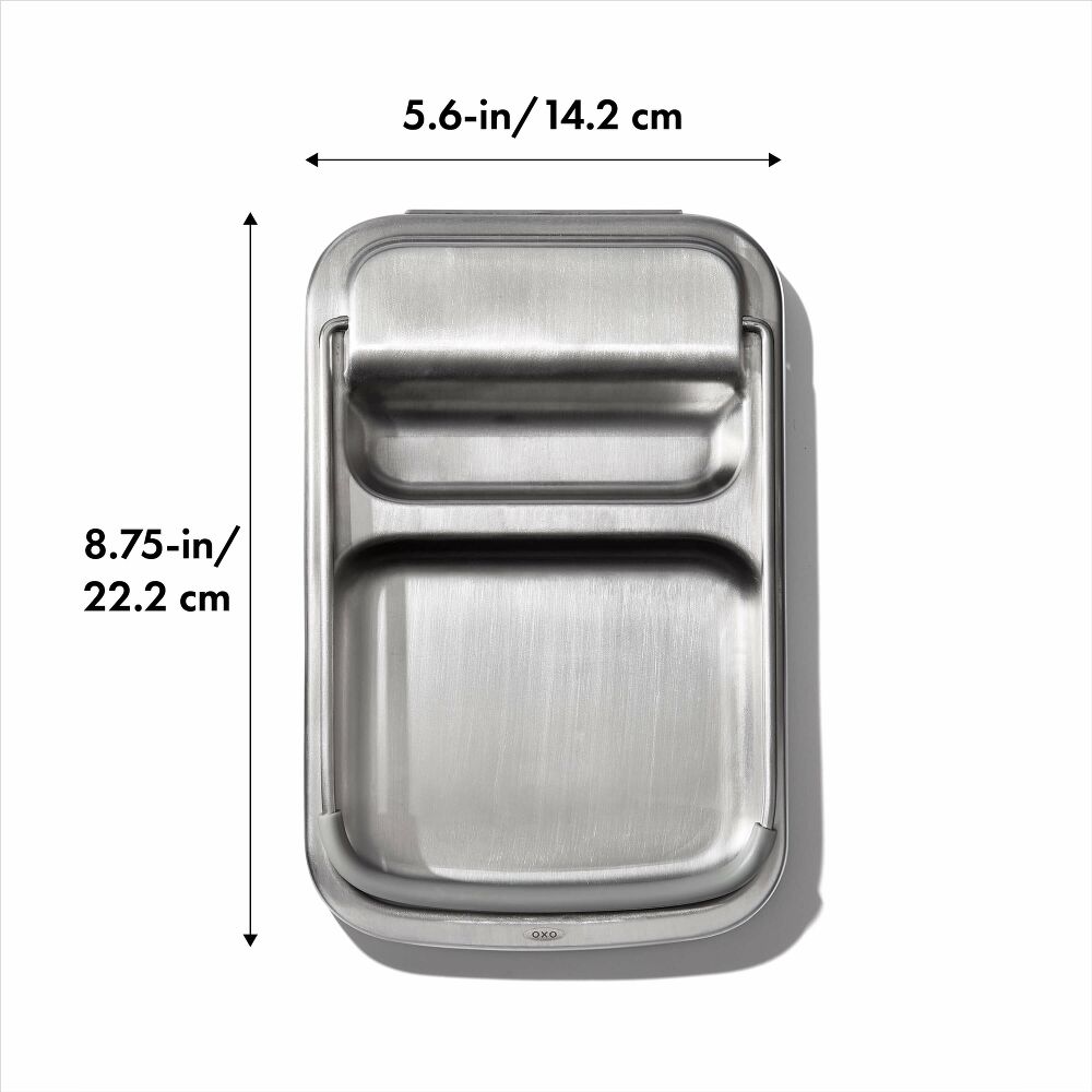 Stainless Steel Spoon Rest with Lid Holder H5