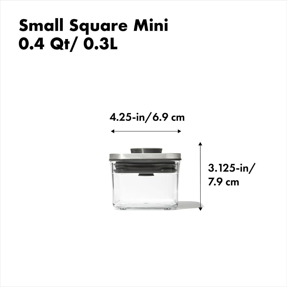 POP Container - Small Square Mini (0.4 Qt.) B0