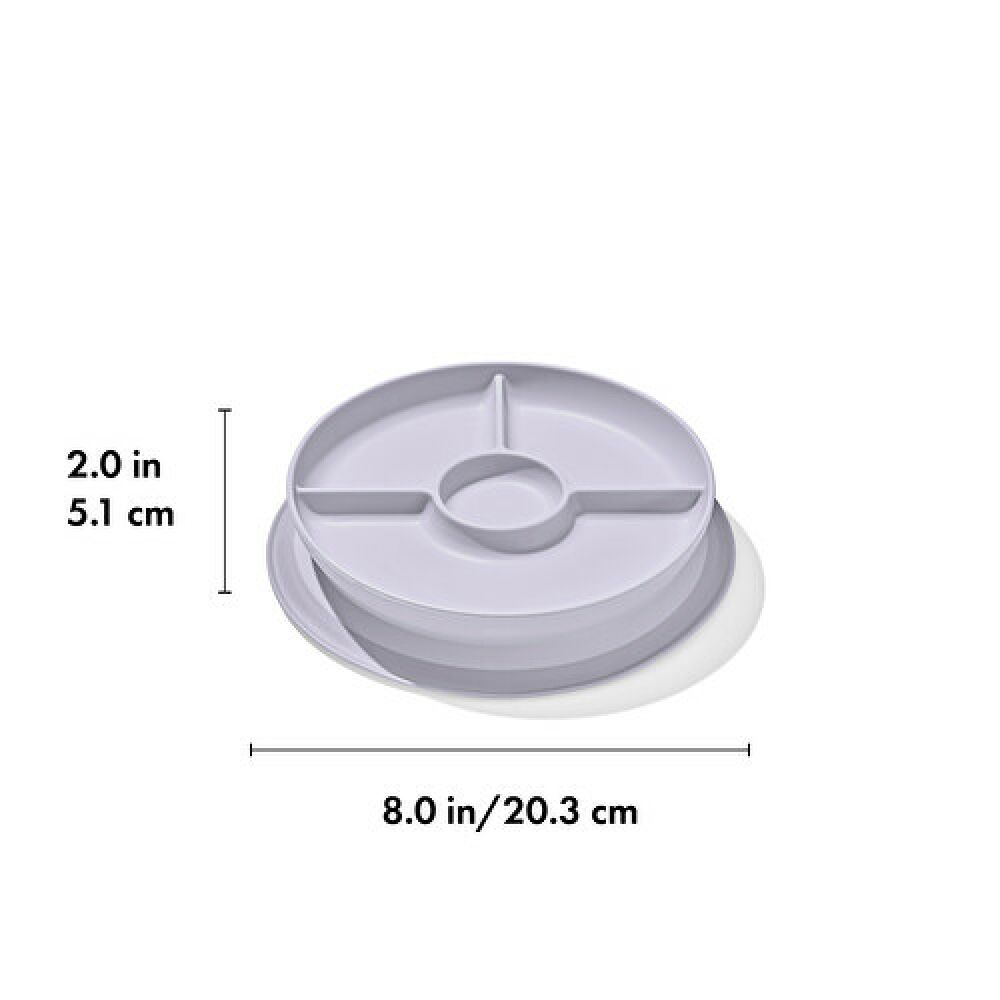 Stick & Stay Suction Divided Plate V3