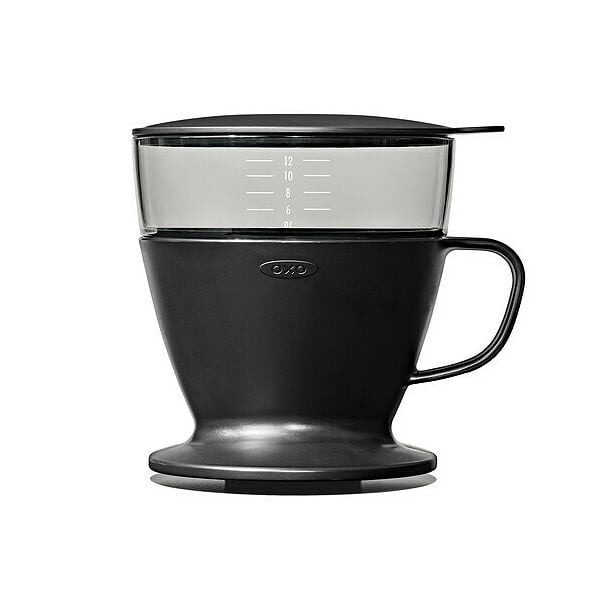Pour Over Coffee Maker with Water Tank - Matte Black A8