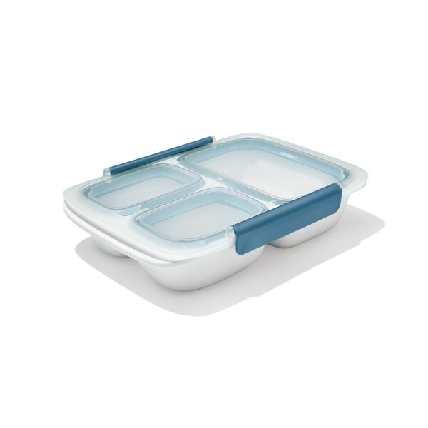 Prep & Go 4.1-Cup Divided Container - Ocean Blue C6