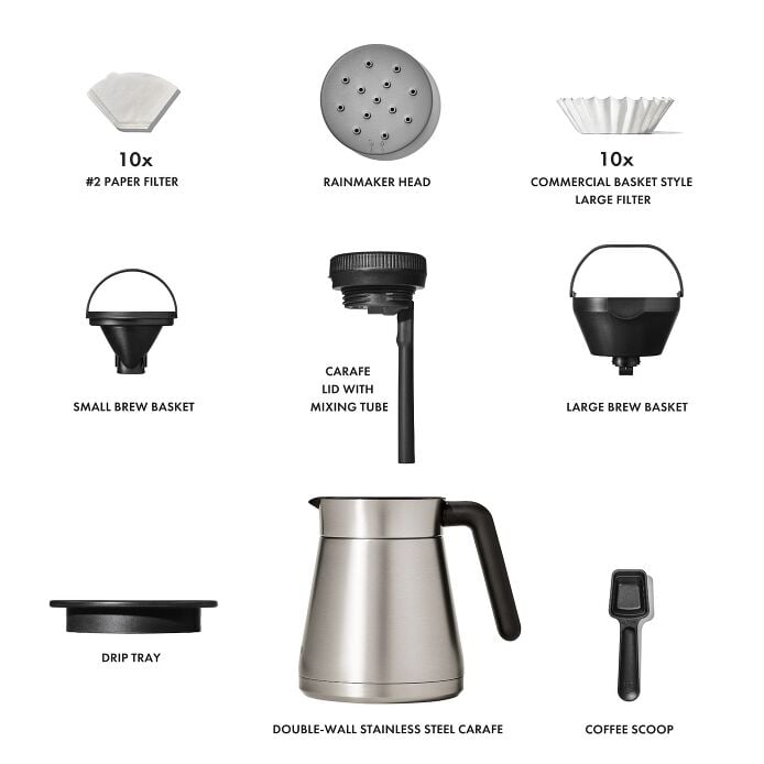 12-Cup Coffee Maker with Podless Single-Serve Function B3