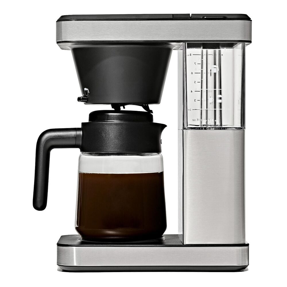 8-Cup Coffee Maker with Podless Single-Serve Function and Glass Carafe M1
