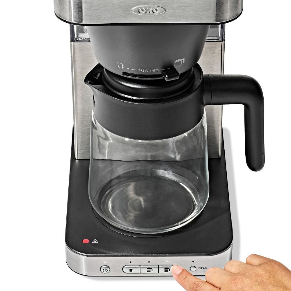8-Cup Coffee Maker with Podless Single-Serve Function and Glass Carafe M1