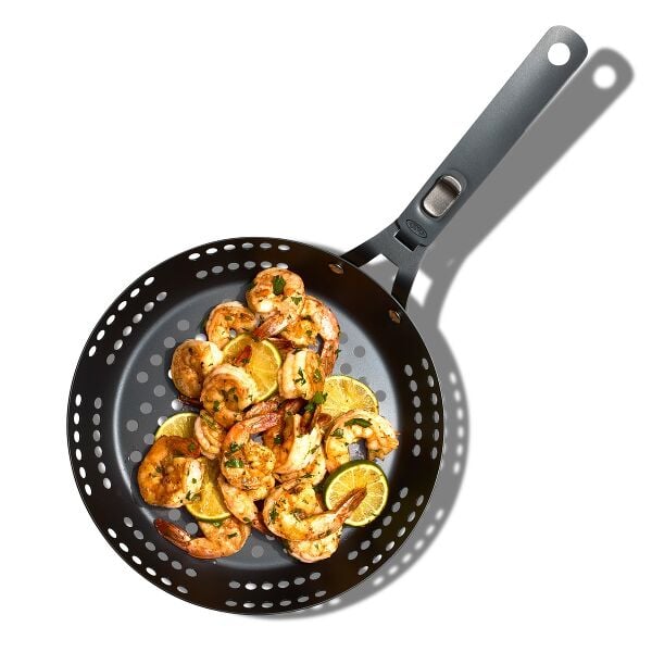 Outdoor 10" Perforated Carbon Steel Pan Y3