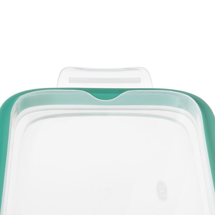 Smart Seal 8 Cup Glass Rectangle Container - Teal Z9