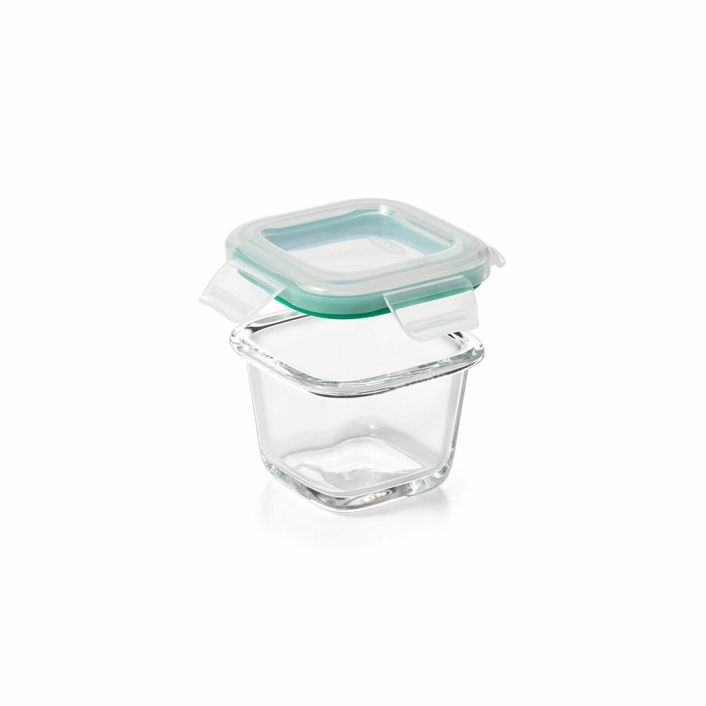 4 Piece Smart Seal Glass Mini Square Container Set L3