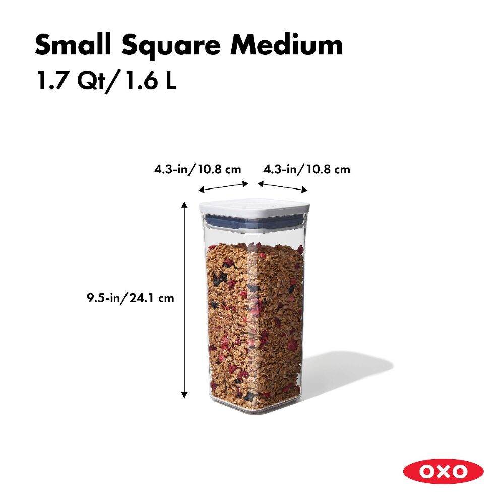 POP Container - Small Square Medium (1.7 Qt.) Q8