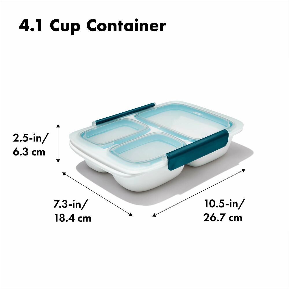 Prep & Go 4.1-Cup Divided Container A1