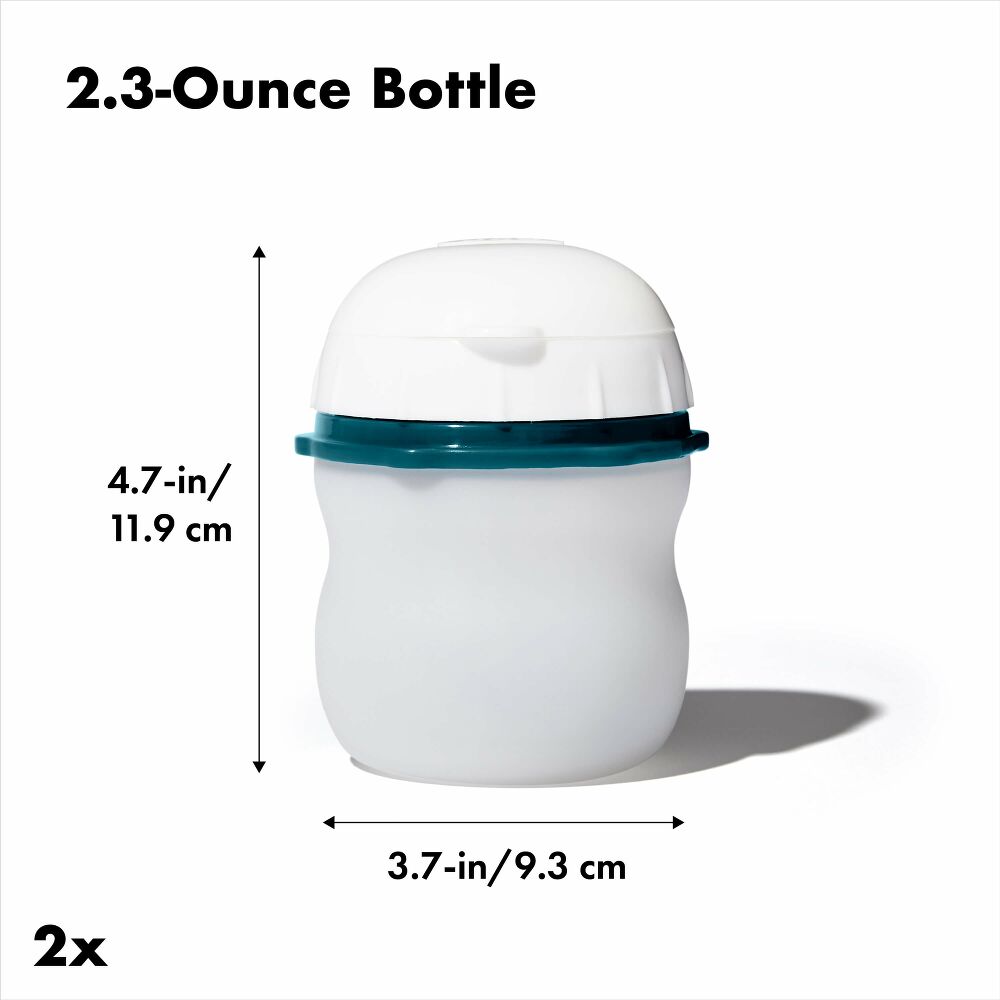 Prep & Go Silicone Squeeze Bottle - 2 Pack Y2