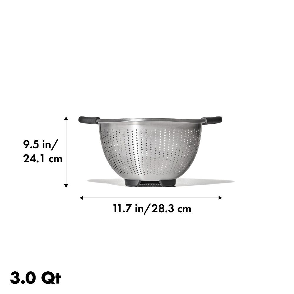 Stainless Steel 3 qt./ 2.8L Colander F9