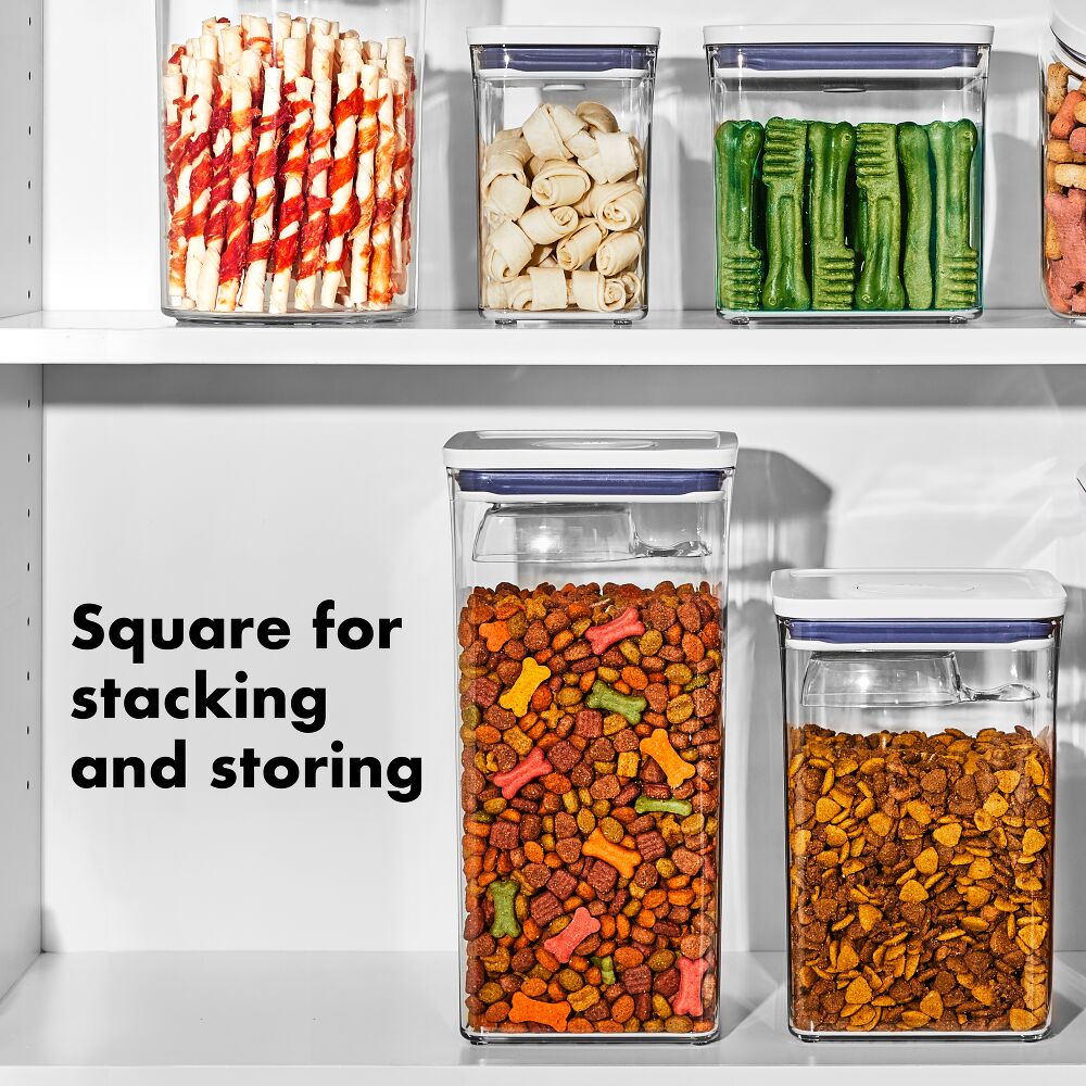 OXO Good Grips Pet POP Container – 4.4 Qt/4.2 L with Scoop V1