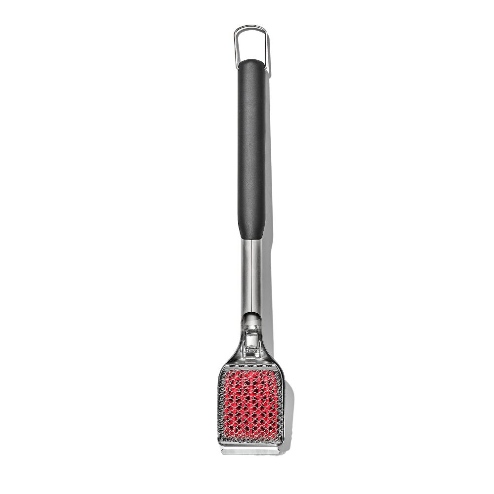 Coiled Grill Brush With Replaceable Head V4