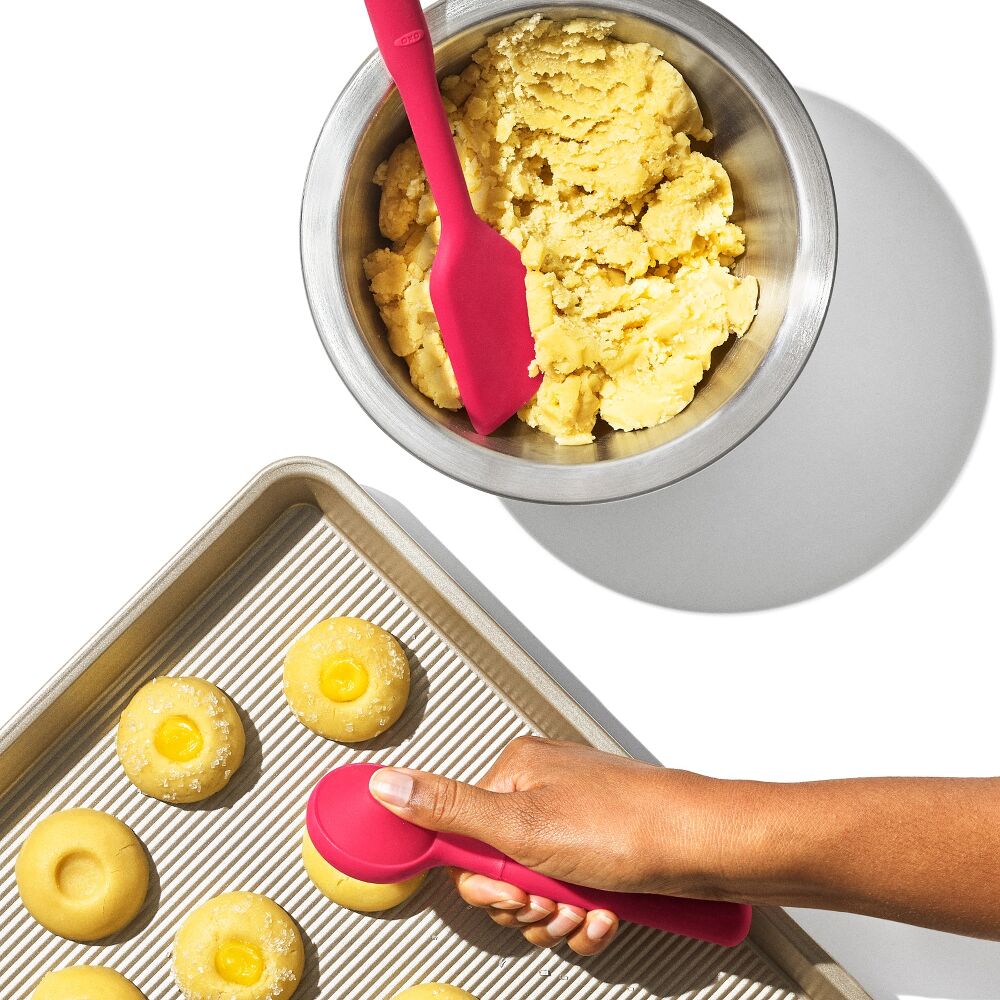 Silicone Cookie Scoop & Small Spatula Set L4