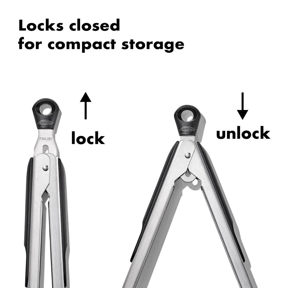 2-Piece Tongs with Nylon Heads Set M0