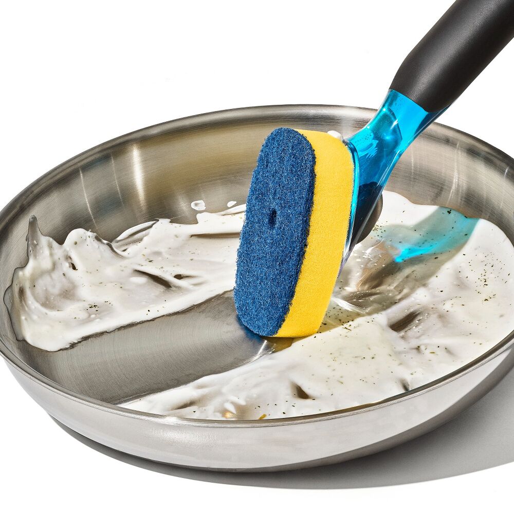 Soap Dispensing Dish Scrub K0