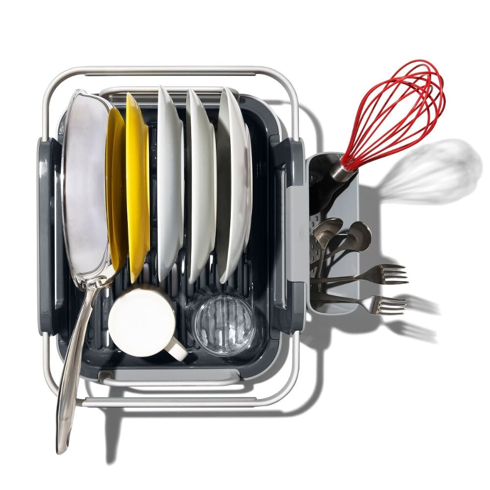 Over-the-sink Aluminum Dish Rack K1