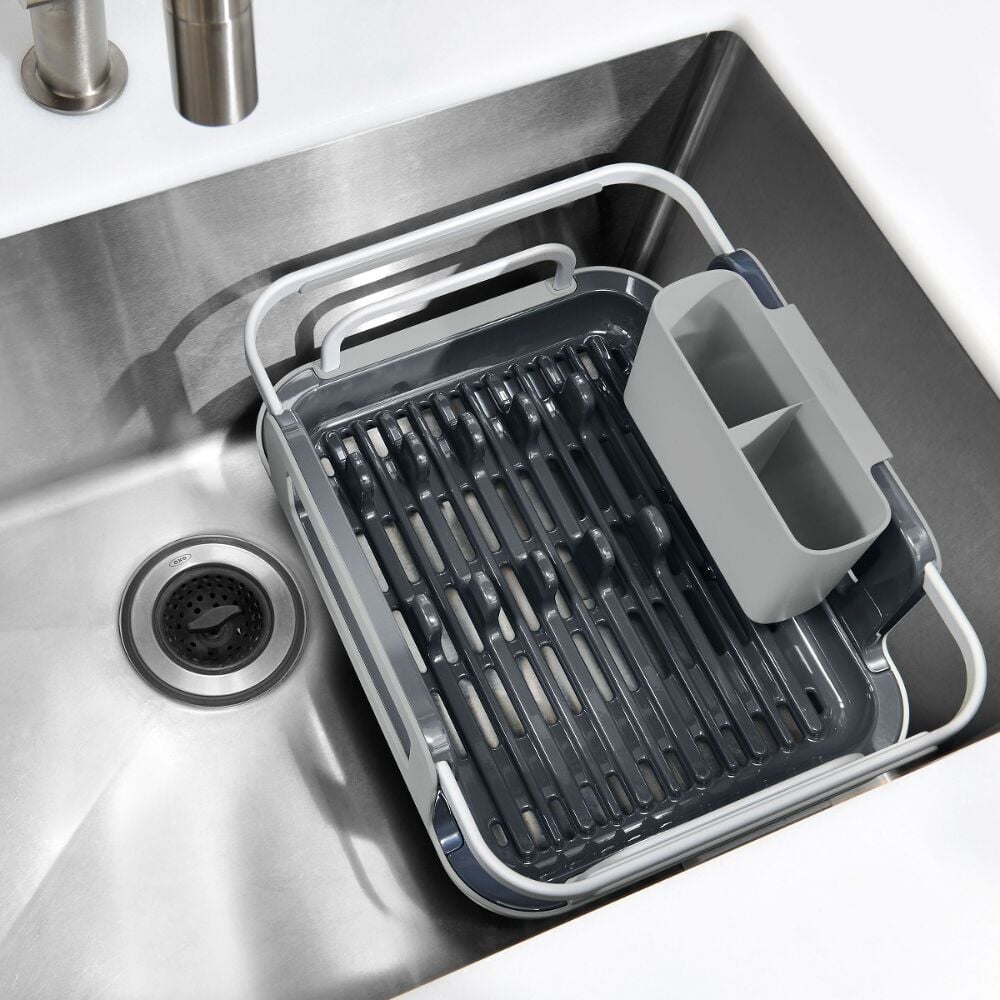 Over-the-sink Aluminum Dish Rack K1