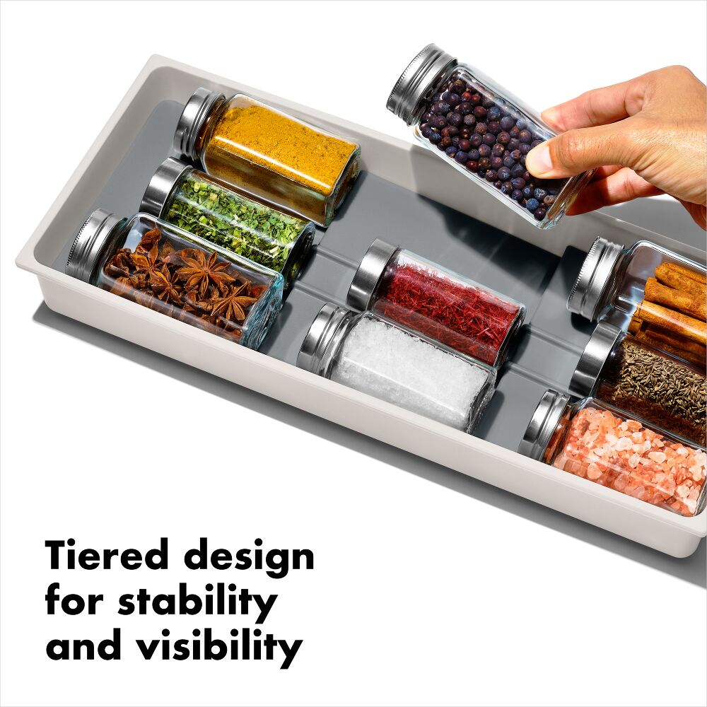 Compact Spice Drawer Organizer C7