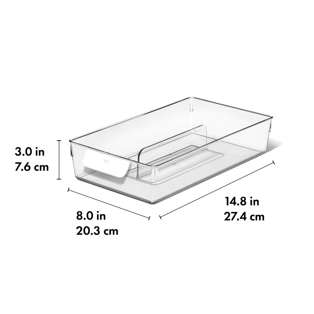 Adjustable Refrigerator Storage Bin M0