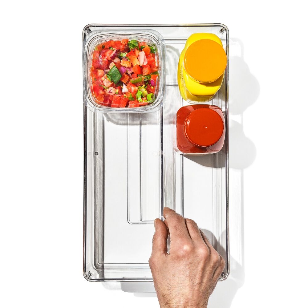 Adjustable Refrigerator Storage Bin M0