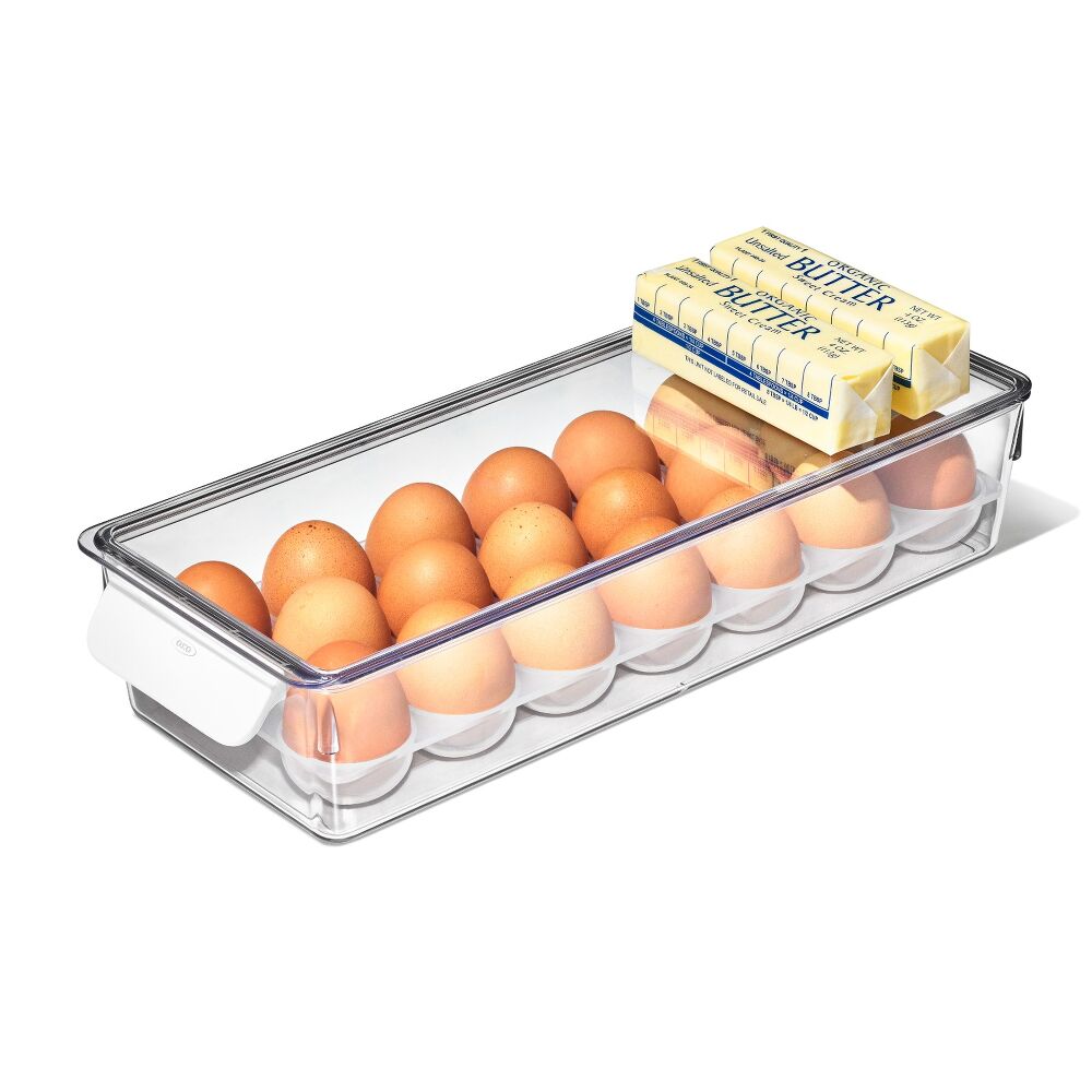 Refrigerator Egg Bin With Removable Tray Q0