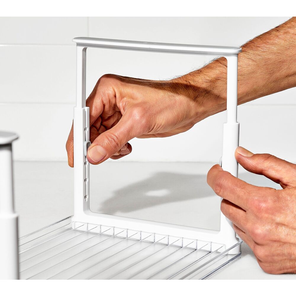 Adjustable Refrigerator Shelf Riser U4