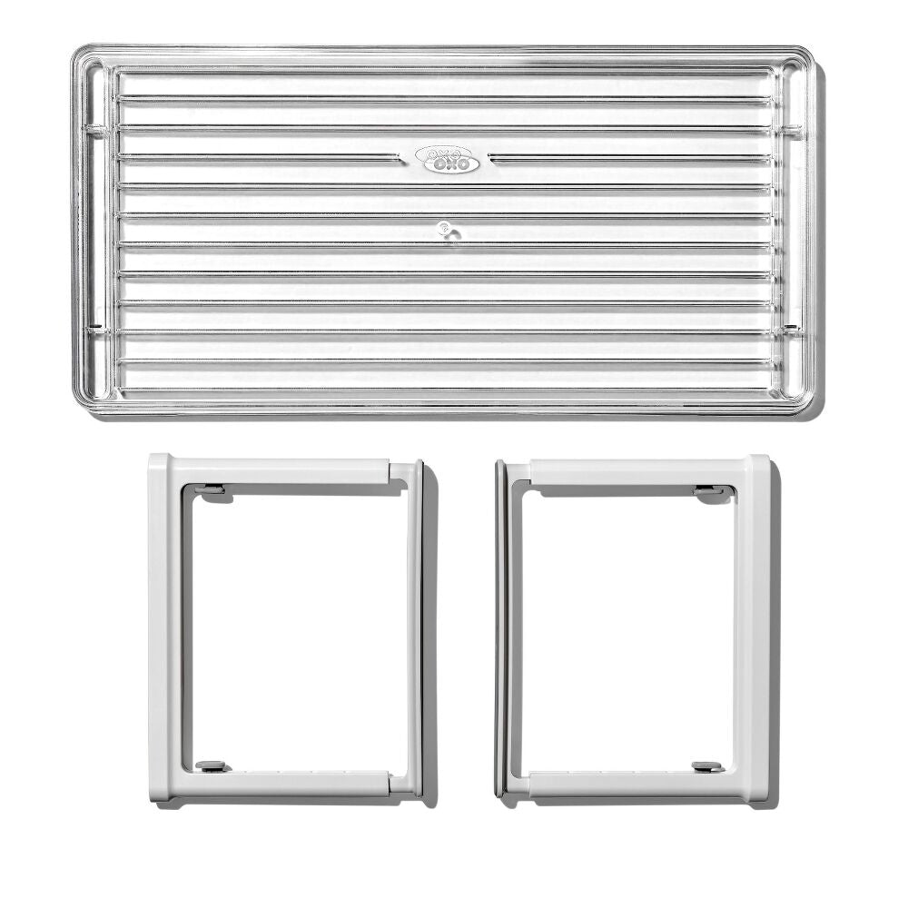 Adjustable Refrigerator Shelf Riser U4
