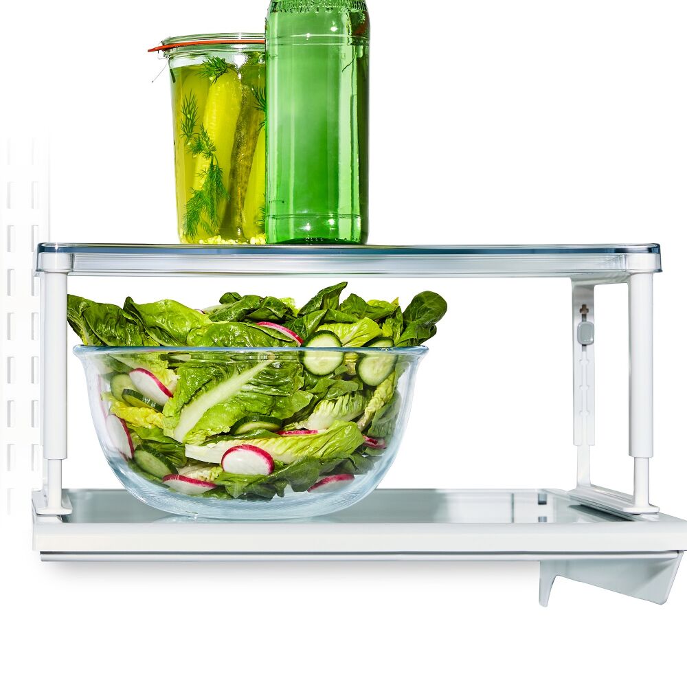 Adjustable Refrigerator Shelf Riser H4