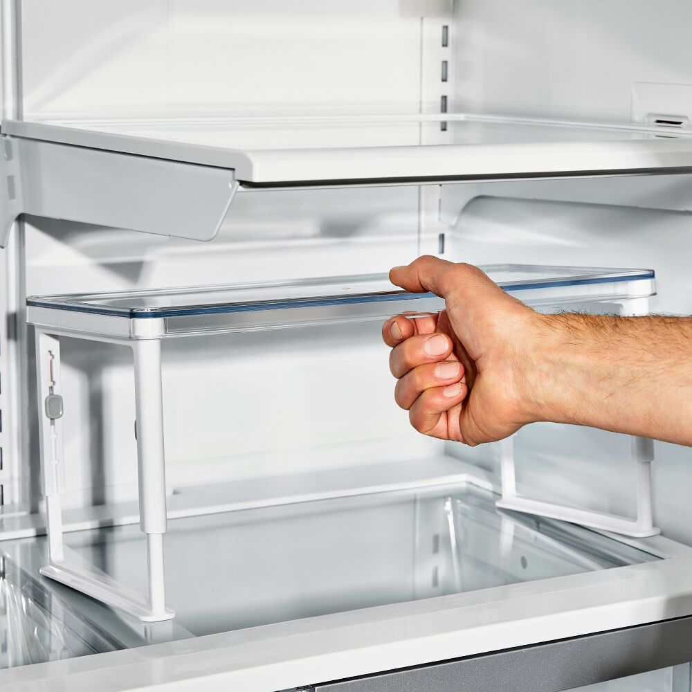 Adjustable Refrigerator Shelf Riser H4