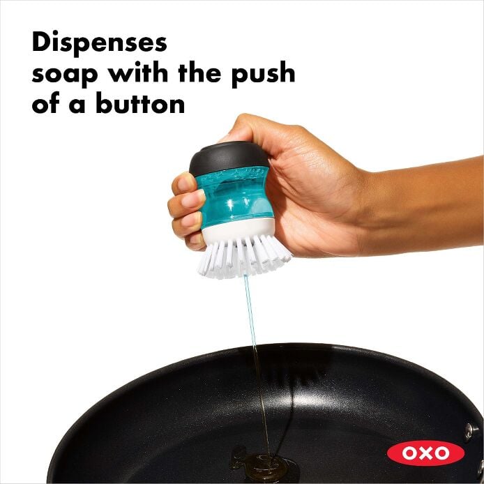 Soap Dispensing Palm Brush U2