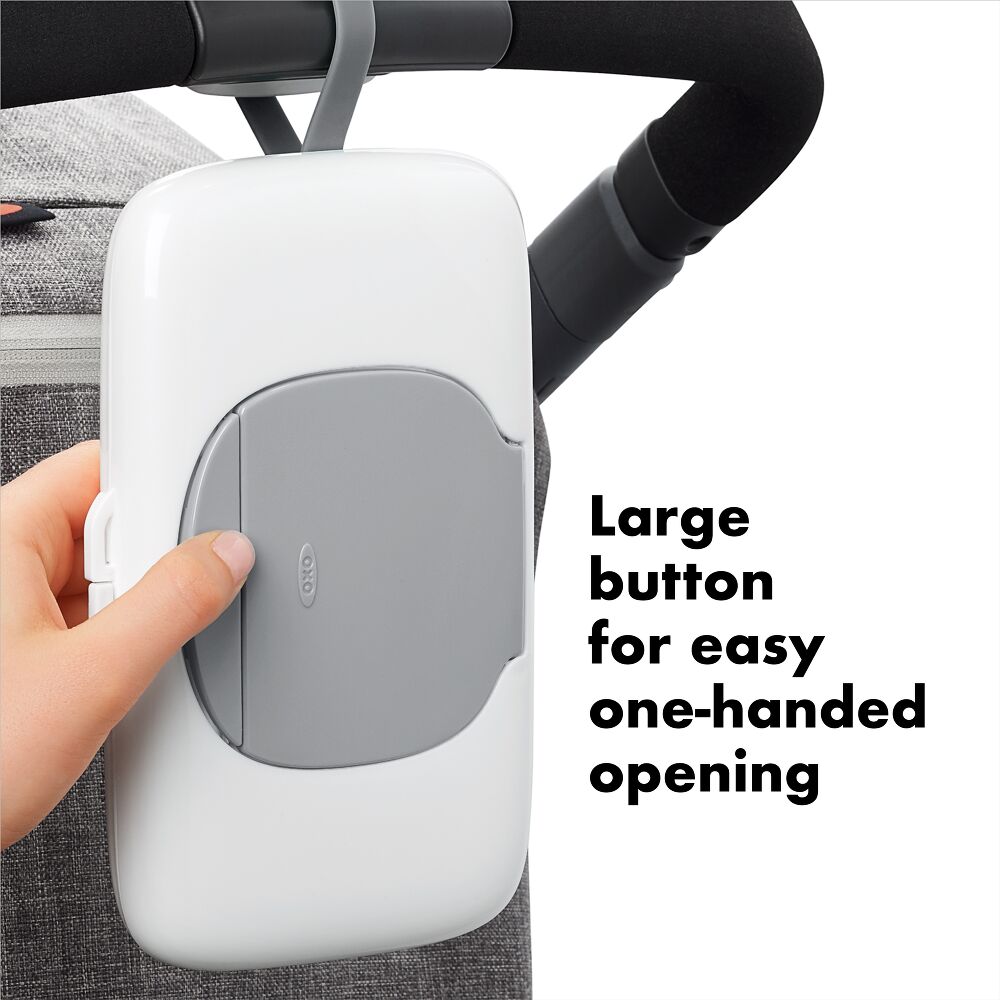 OXO TOT 2-Pack On-the-Go Wipes Dispenser, Gray D6