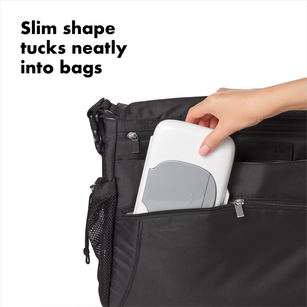 OXO TOT 2-Pack On-the-Go Wipes Dispenser, Gray D6
