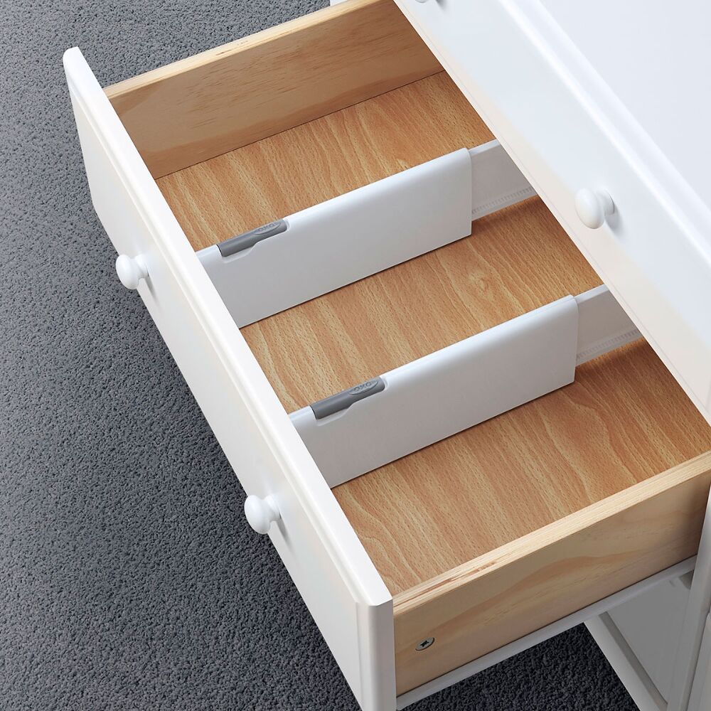 OXO TOT Expandable Dresser Drawer Divider - 4 Pack L1