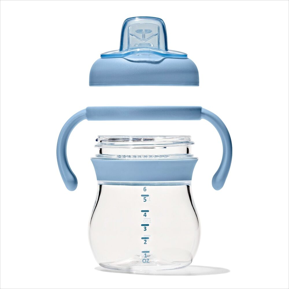 Transitions 6 Oz Soft Spout Sippy Cup with Removable Handles K9