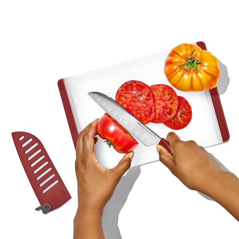 OXO Outdoor 5.5in Santoku Knife with Locking Sheath I9