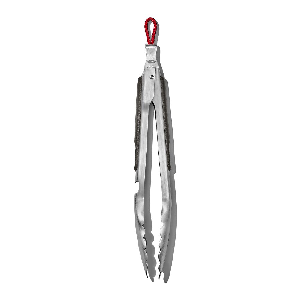 OXO Outdoor 10.5in Camp Stove Tongs with Bottle Opener V0