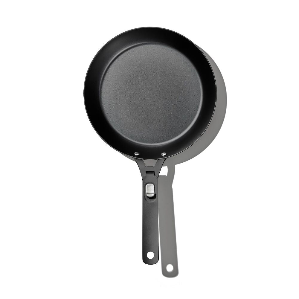 Carbon Steel With Removable Handle 10in Pan Y4