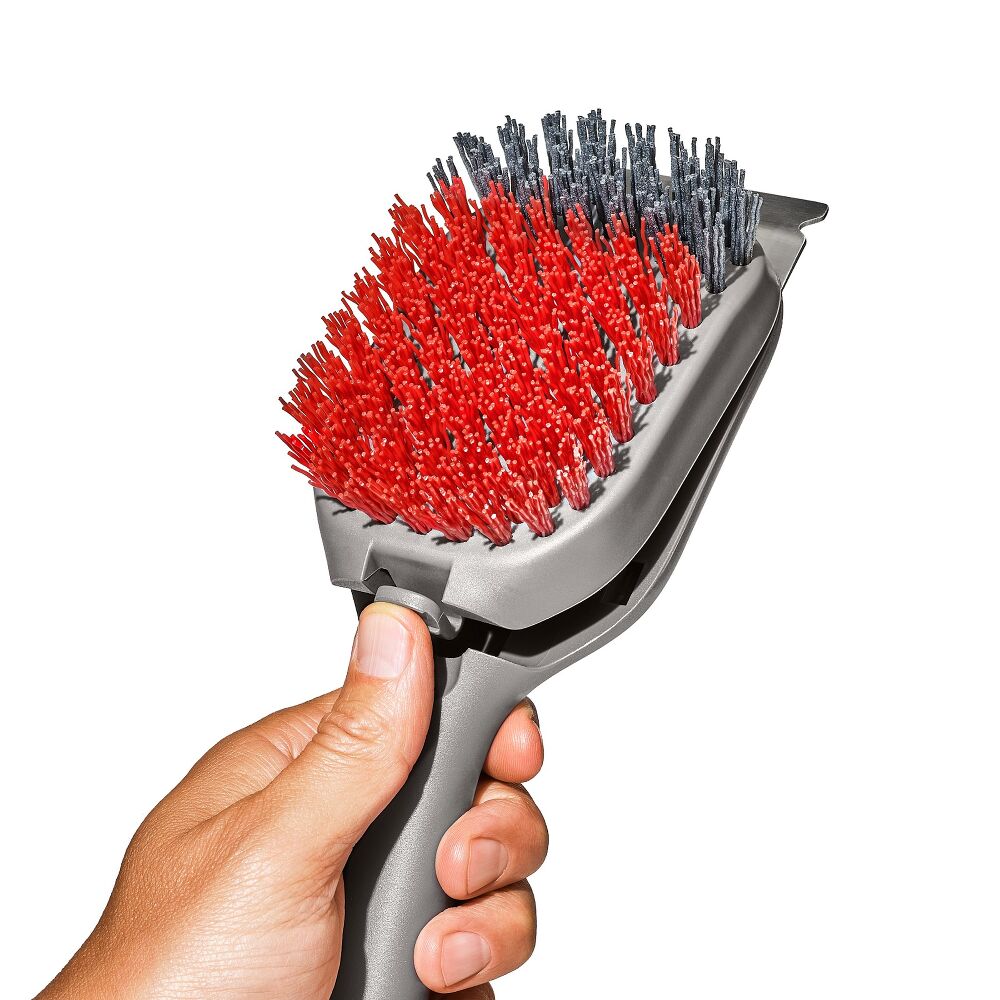 Outdoor Nylon Grill Brush Set of 2 Replacement Heads O8