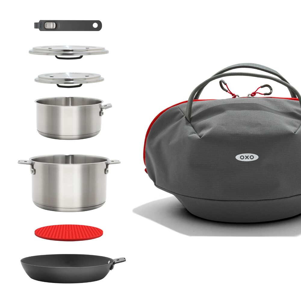 Outdoor Camp Cookware Set with Travel Bag F9