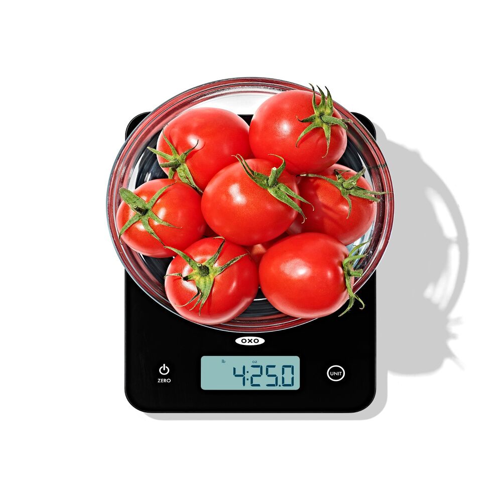 OXO Good Grips 22 lb Everyday Glass Food Scale L4
