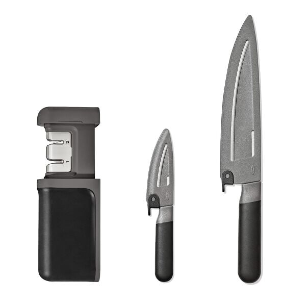 3-Piece Knife & Sharpener Set Y4