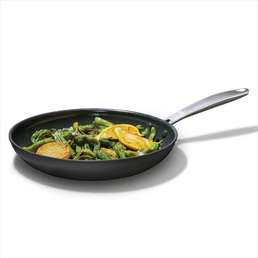 Enhanced Non-Stick 2-Piece Frypan Set — Black I6